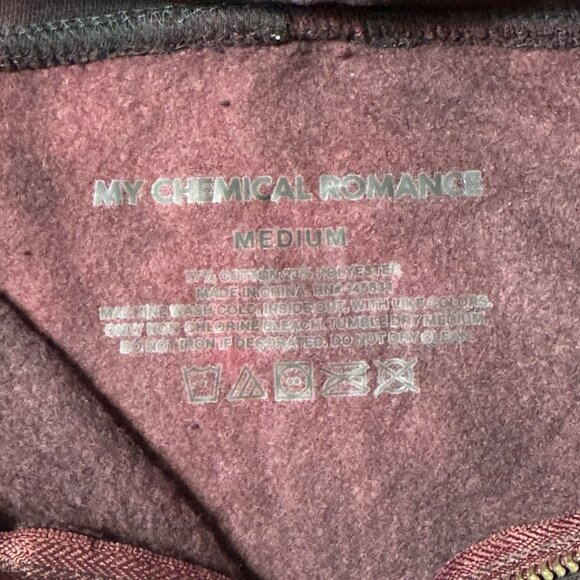 My Chemical Romance The Black Parade Red Tie-Dye Hoodie Medium New With Tags - Picture 10 of 11